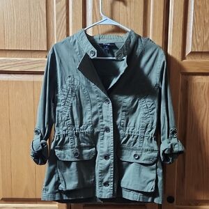 Style & Co. Olive Utility Jacket